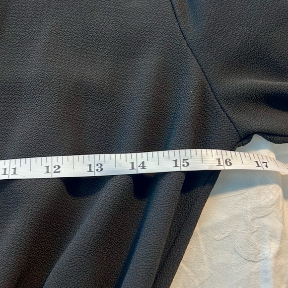 The Impeccable Pig,USA,Adorable V-Neck Mini Dress w/Elastic Waist,Classic Black - Picture 7 of 10